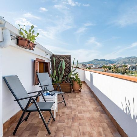 Naxos Charming Penthouse With Swimming Pool X6 Apartment Giardini Naxos Exterior photo